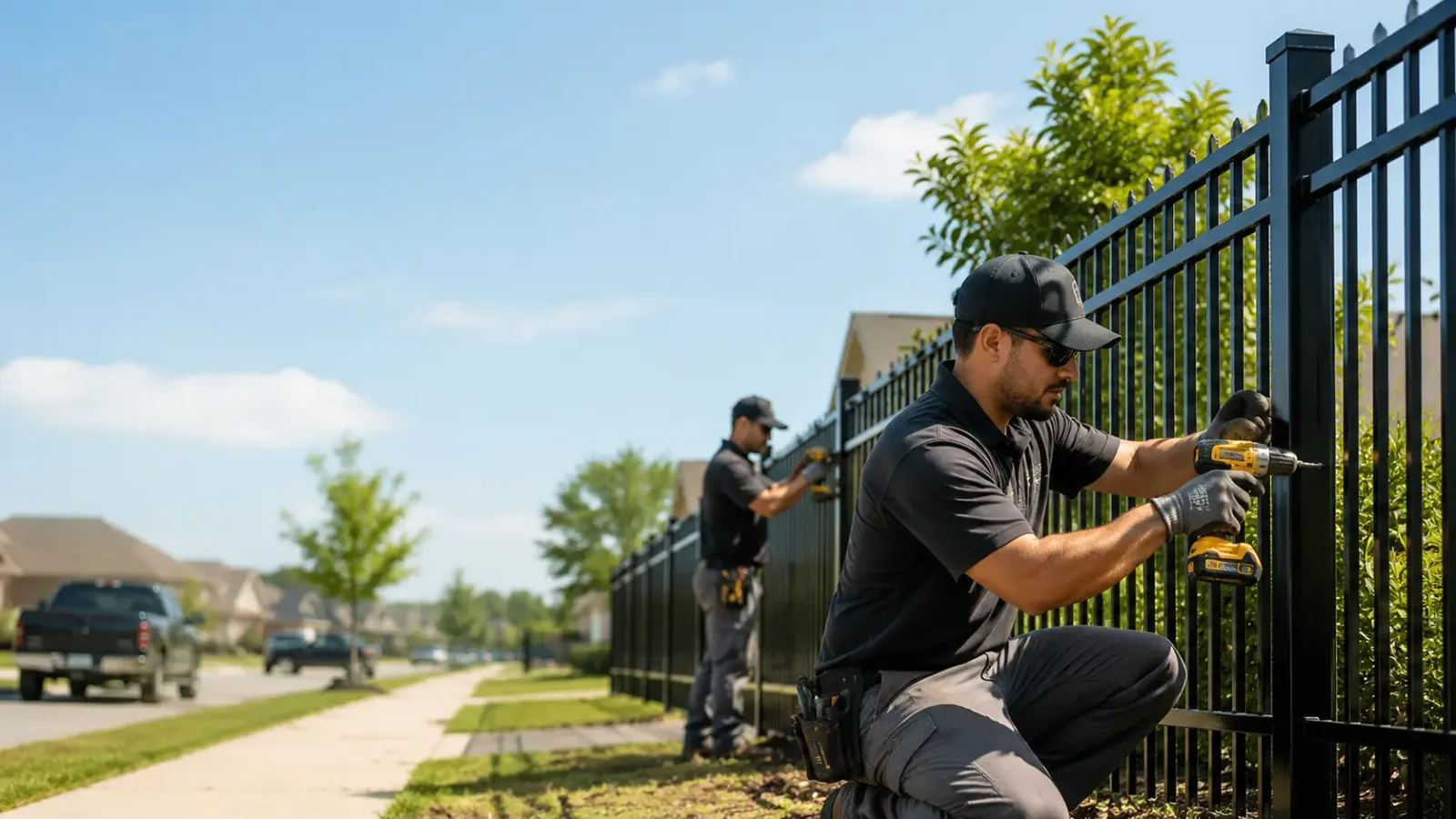 Metal Fence Installation in Garner, KY